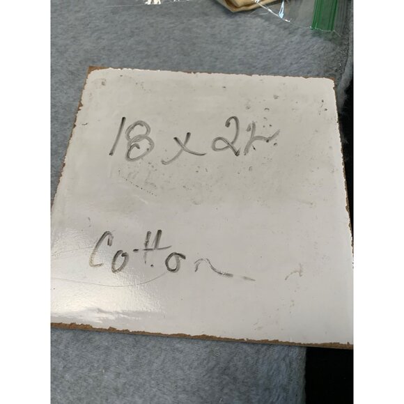 Blue & Green Floral Cotton Fabric 18x22" Sewing Quilting Craft Projects - Picture 4 of 4